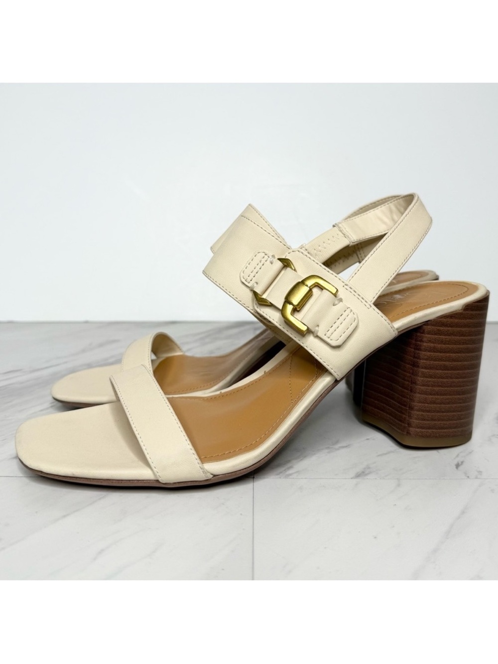 Franco Sarto Omyrah Stacked Heel Sandal 10M